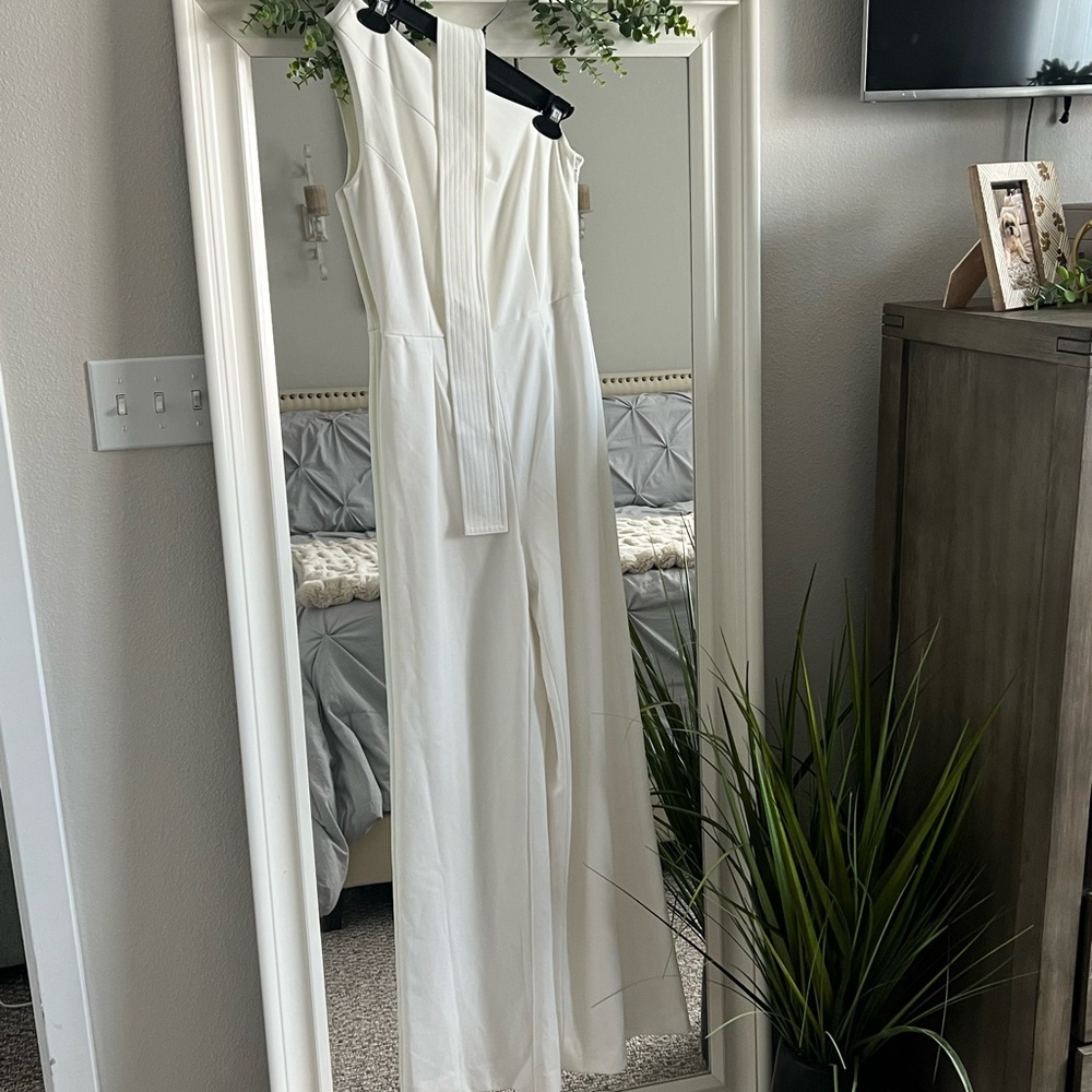 ANTONIO MELANI Off-White Chic Jumpsuit